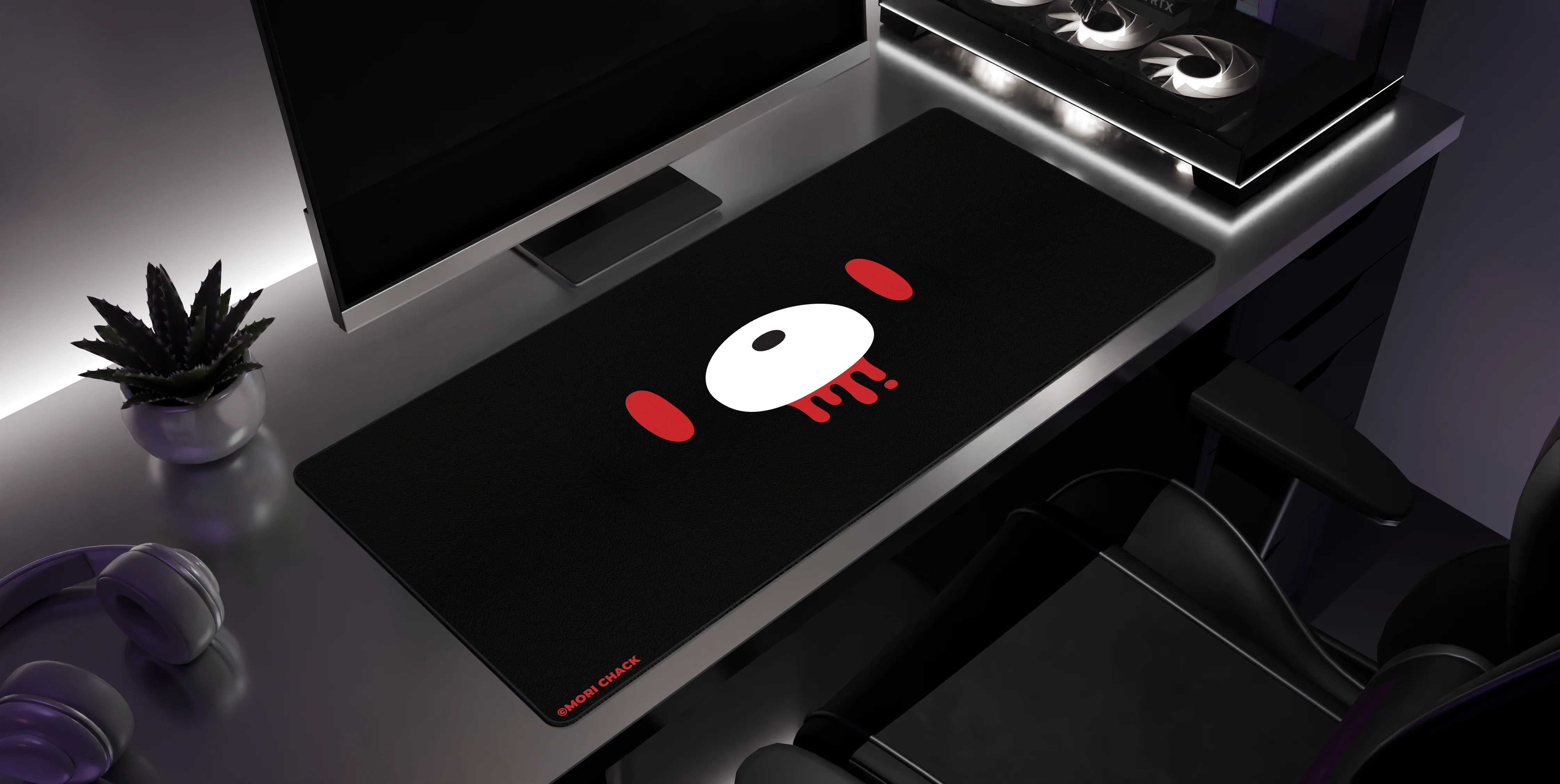 Glare Bear - Desk Mat - Image 2